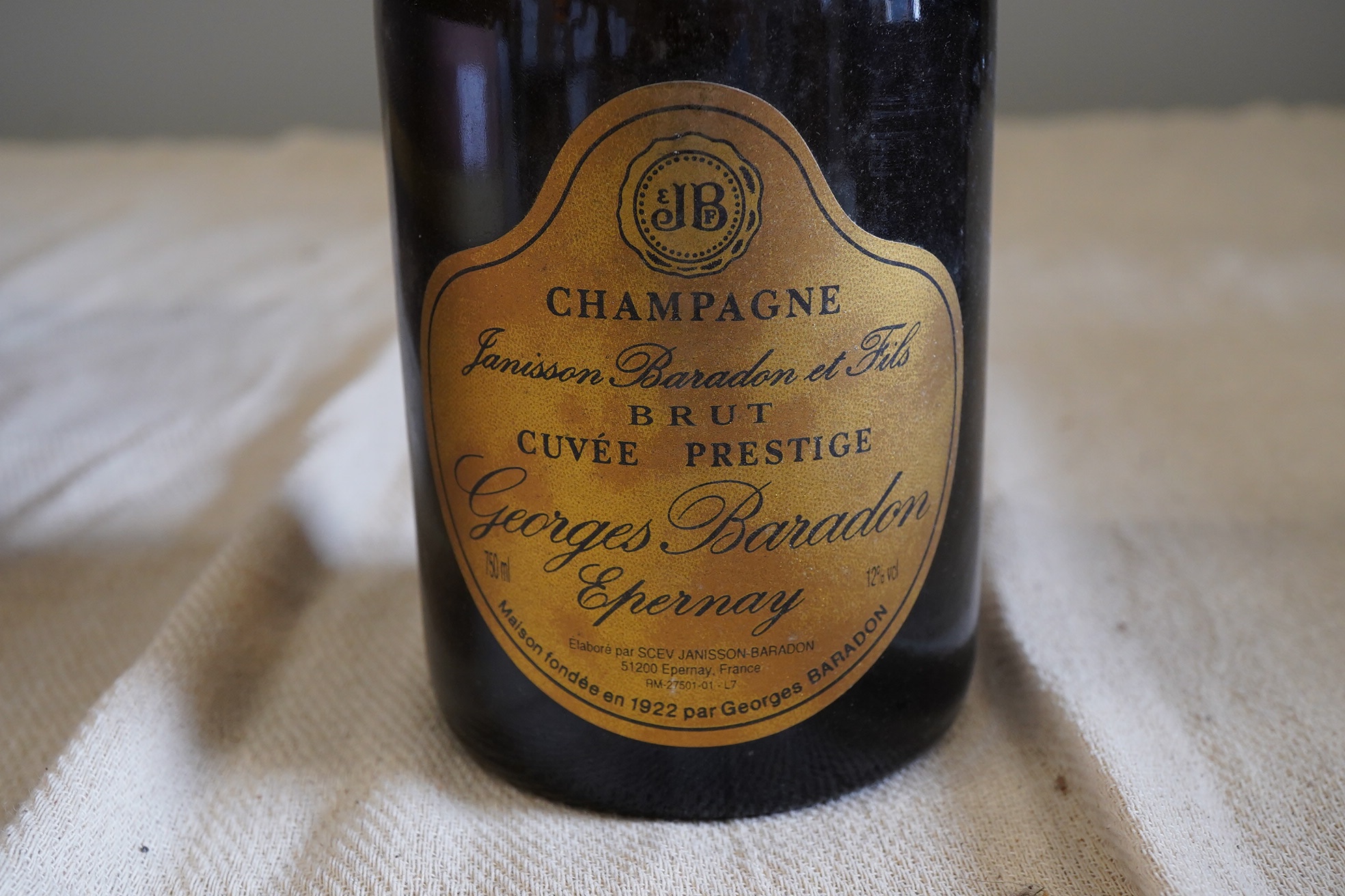 Champagne: Janisson Baradon, Cuvée Prestige Brut, 1999